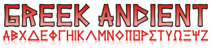 Greek House of Fonts Greek Ancient Font
