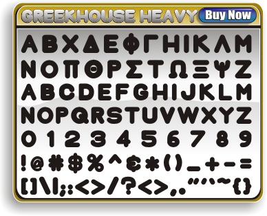 Greekhouse Heavy Font