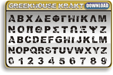 GreekHouse Krakt Font