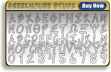 GreekFont Studz / Nailheads Font