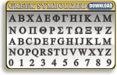 GreekHouse Symbolized Font